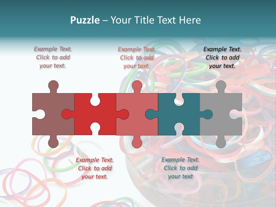 Pile Incommunicado Elastic PowerPoint Template
