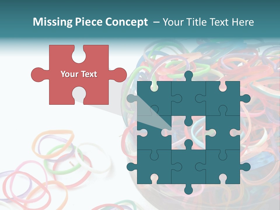 Pile Incommunicado Elastic PowerPoint Template