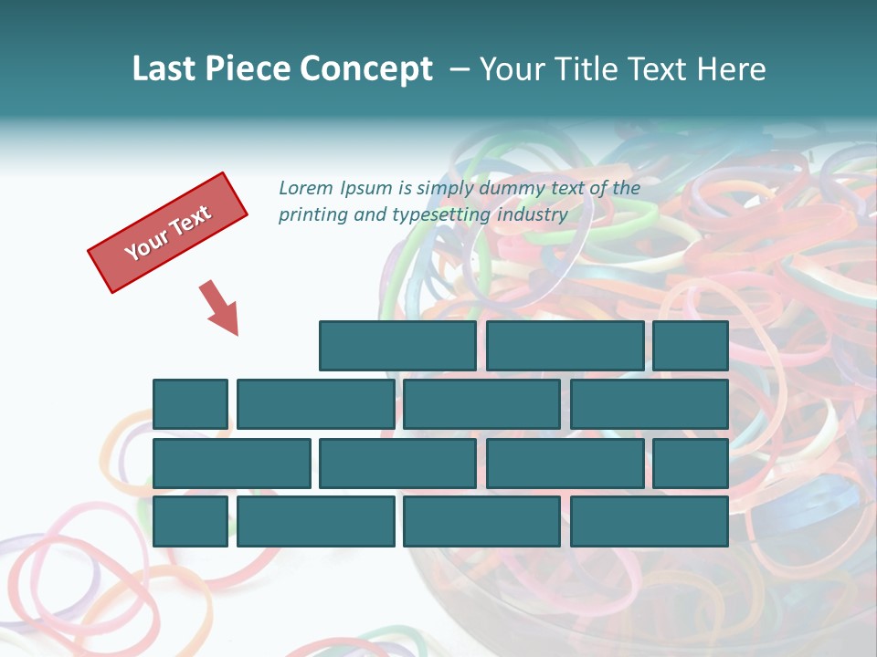 Pile Incommunicado Elastic PowerPoint Template