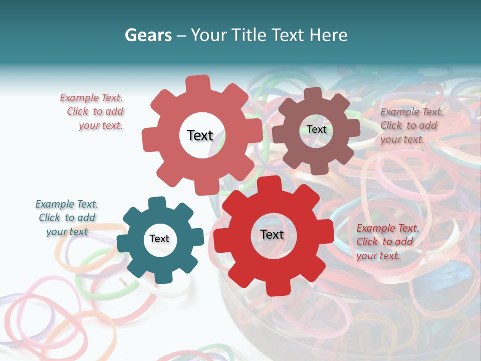 Pile Incommunicado Elastic PowerPoint Template