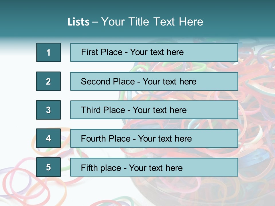 Pile Incommunicado Elastic PowerPoint Template