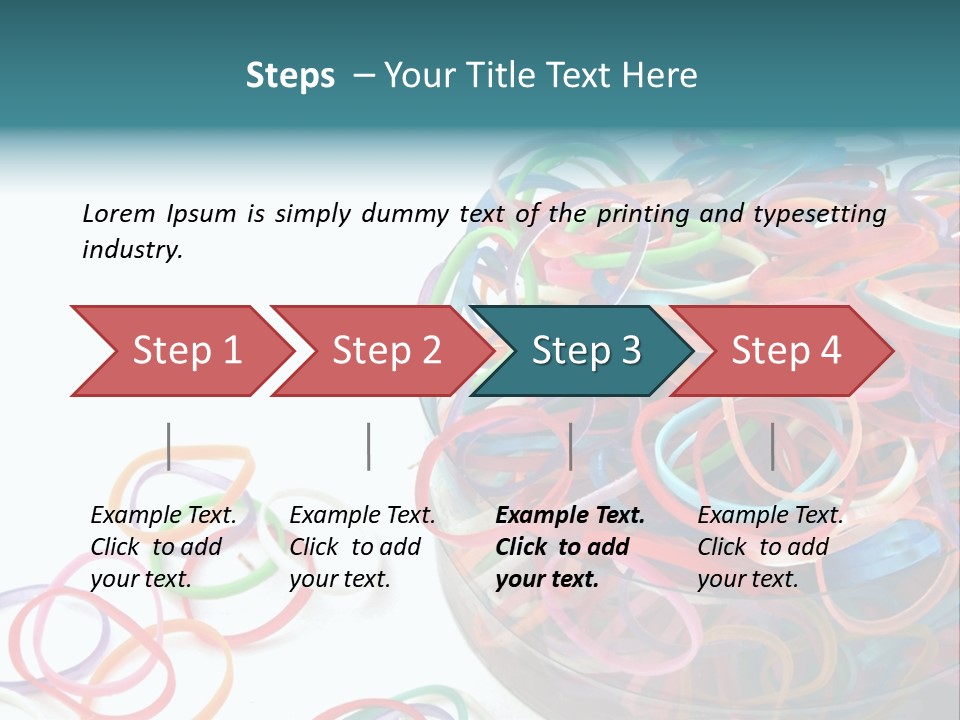 Pile Incommunicado Elastic PowerPoint Template