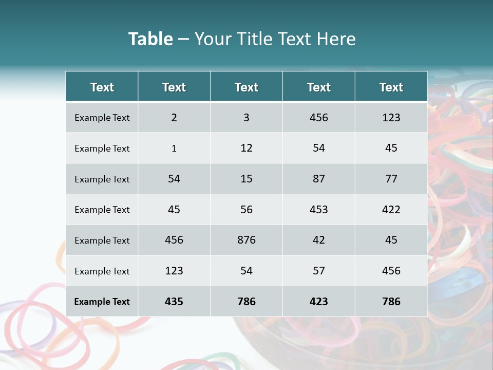 Pile Incommunicado Elastic PowerPoint Template