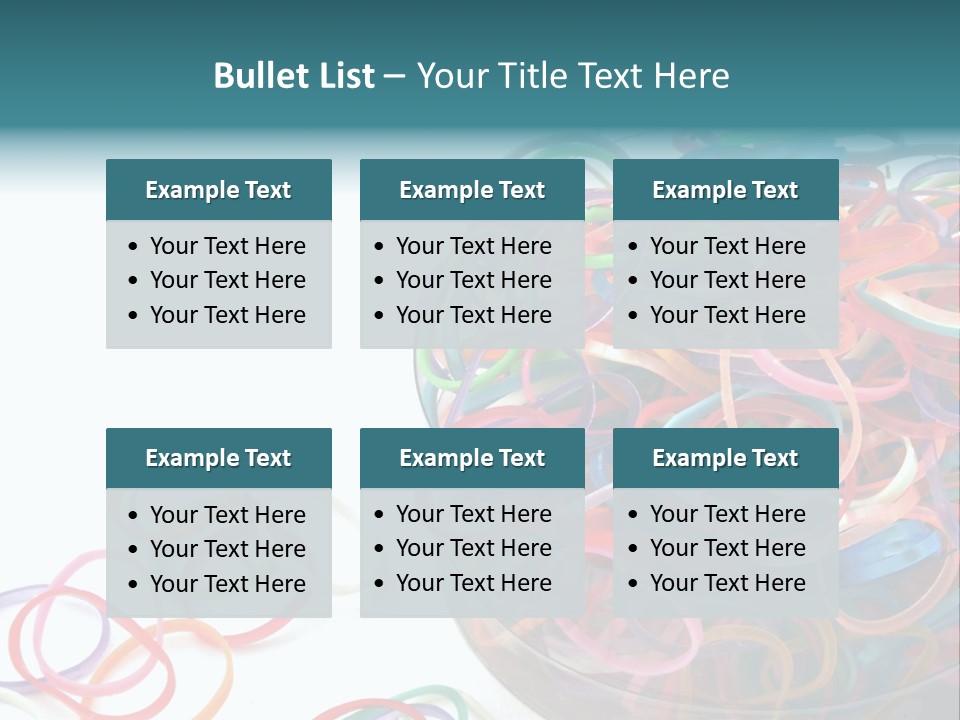 Pile Incommunicado Elastic PowerPoint Template