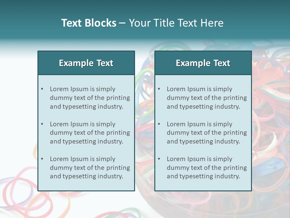 Pile Incommunicado Elastic PowerPoint Template