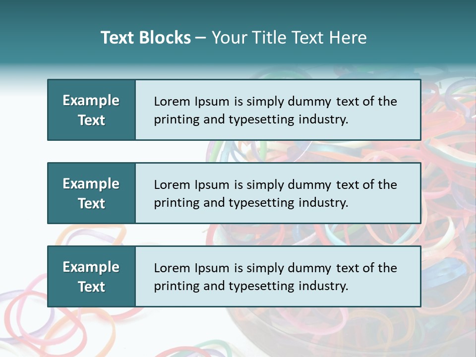 Pile Incommunicado Elastic PowerPoint Template