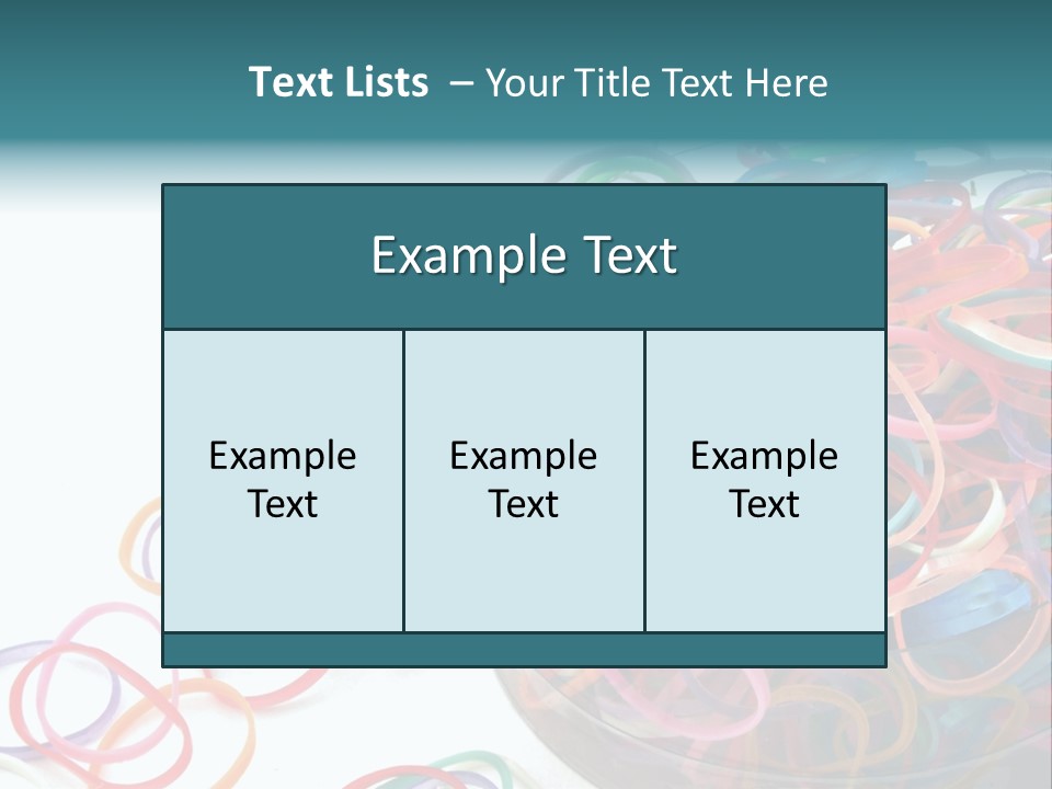 Pile Incommunicado Elastic PowerPoint Template
