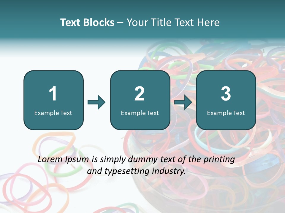 Pile Incommunicado Elastic PowerPoint Template