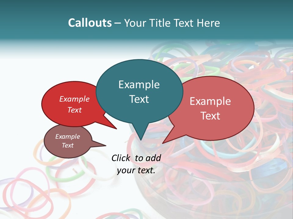 Pile Incommunicado Elastic PowerPoint Template