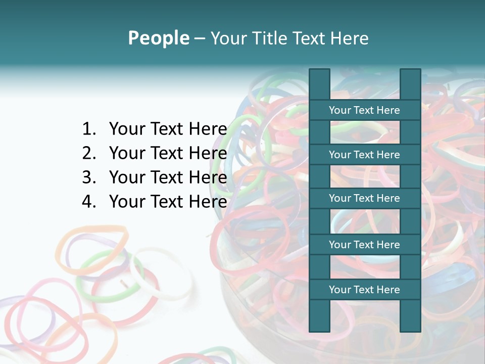 Pile Incommunicado Elastic PowerPoint Template
