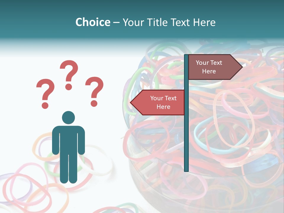 Pile Incommunicado Elastic PowerPoint Template
