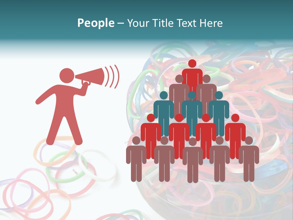 Pile Incommunicado Elastic PowerPoint Template