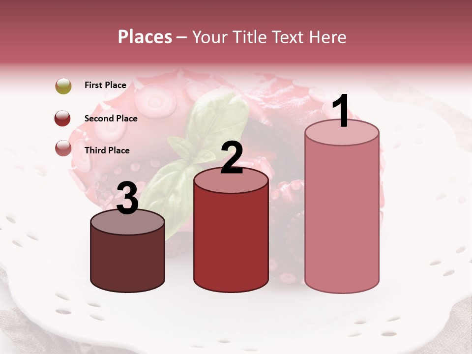 Food Herb Sashimi PowerPoint Template
