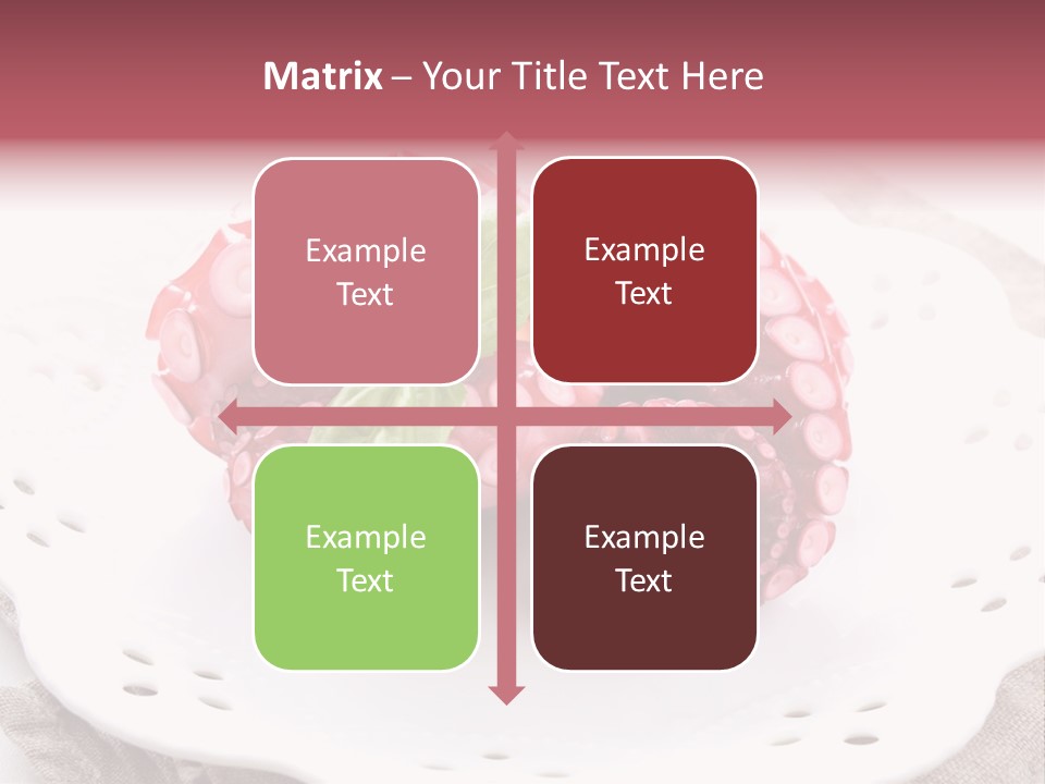 Food Herb Sashimi PowerPoint Template