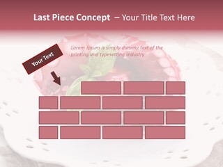 Food Herb Sashimi PowerPoint Template