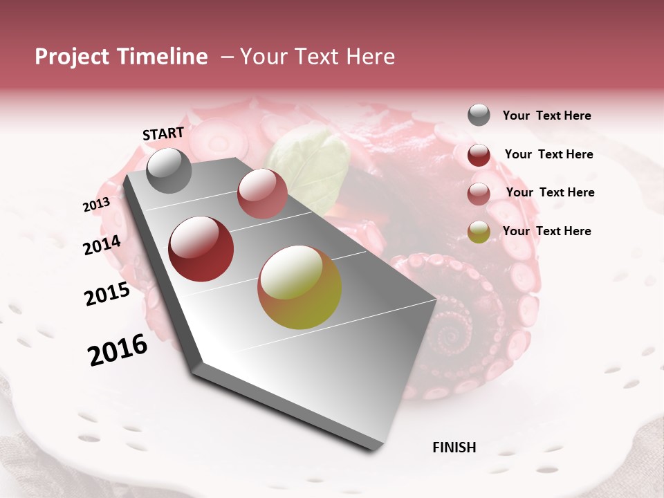 Food Herb Sashimi PowerPoint Template