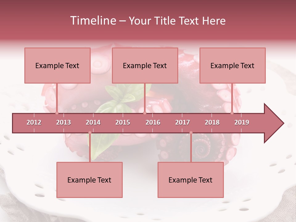 Food Herb Sashimi PowerPoint Template