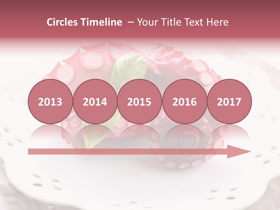 Food Herb Sashimi PowerPoint Template