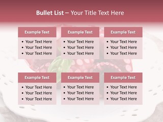 Food Herb Sashimi PowerPoint Template