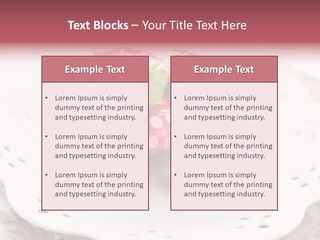 Food Herb Sashimi PowerPoint Template