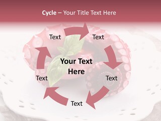 Food Herb Sashimi PowerPoint Template