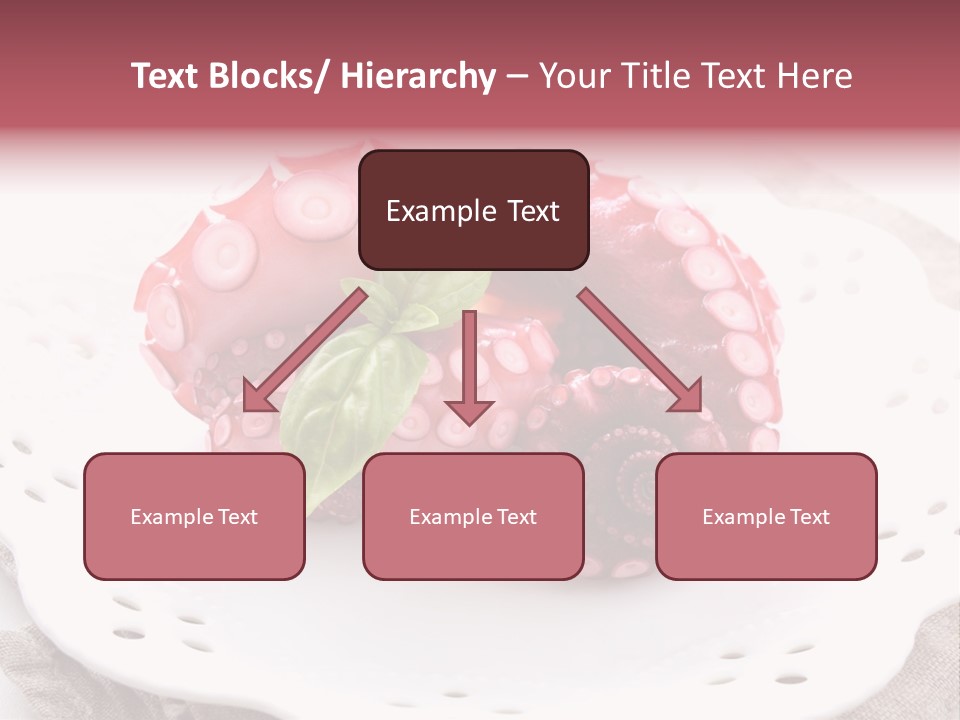 Food Herb Sashimi PowerPoint Template