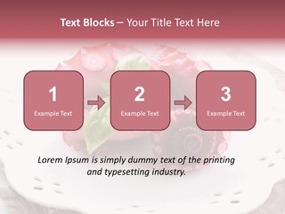 Food Herb Sashimi PowerPoint Template