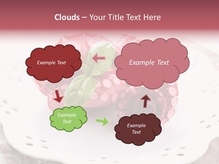 Food Herb Sashimi PowerPoint Template