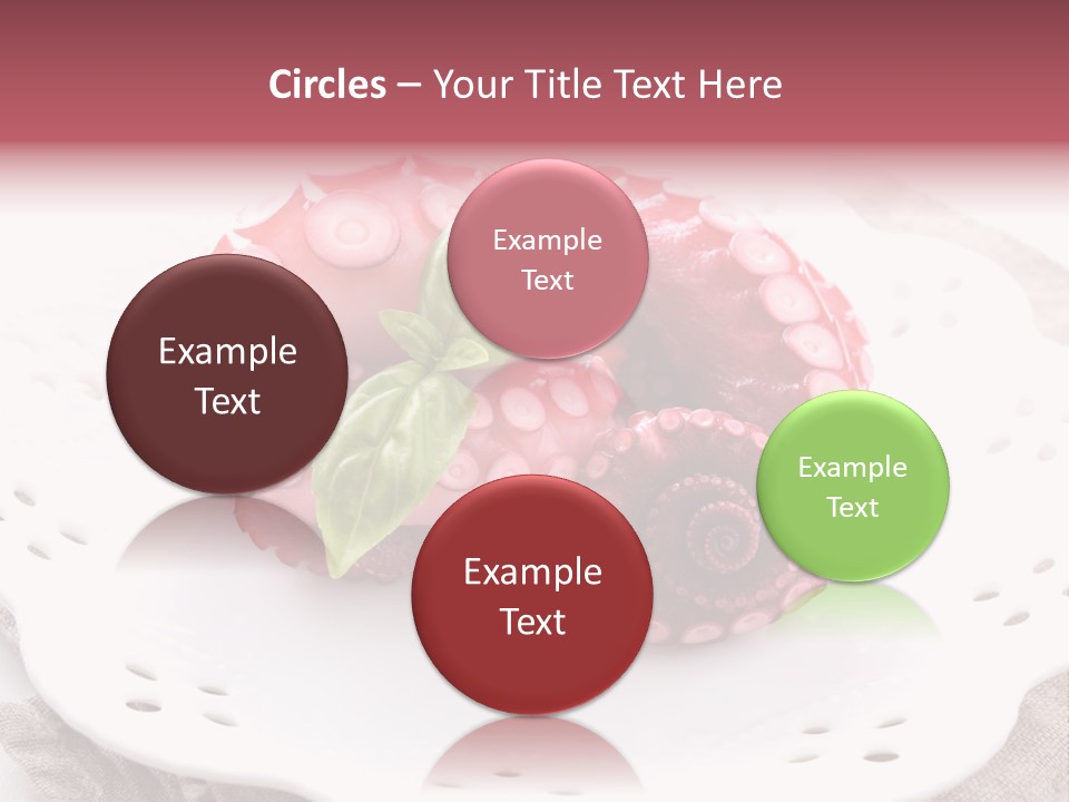 Food Herb Sashimi PowerPoint Template