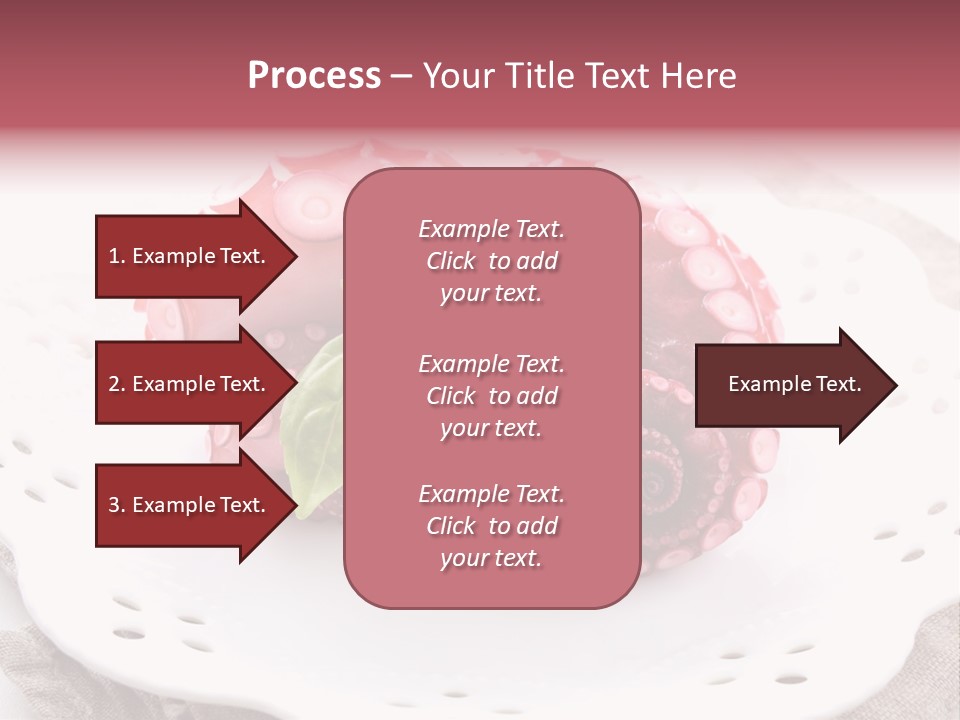 Food Herb Sashimi PowerPoint Template