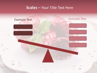 Food Herb Sashimi PowerPoint Template