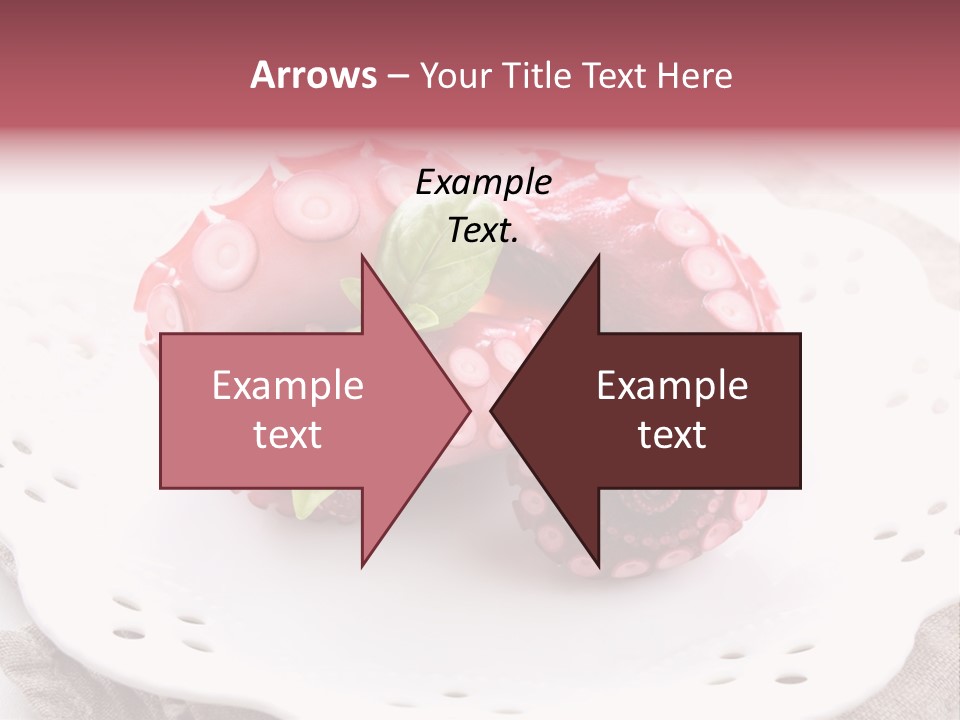 Food Herb Sashimi PowerPoint Template