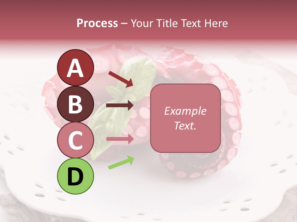 Food Herb Sashimi PowerPoint Template