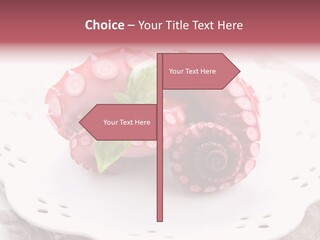 Food Herb Sashimi PowerPoint Template