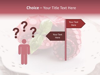 Food Herb Sashimi PowerPoint Template