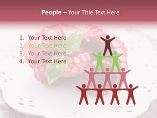 Food Herb Sashimi PowerPoint Template