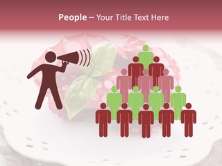 Food Herb Sashimi PowerPoint Template