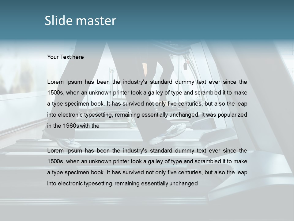 Geology Free Diving Fresh Water PowerPoint Template