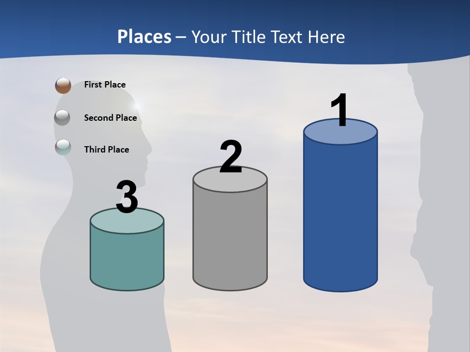 A Silhouette Of A Person Sitting In A Cave With The Sun Setting In The Background PowerPoint Template