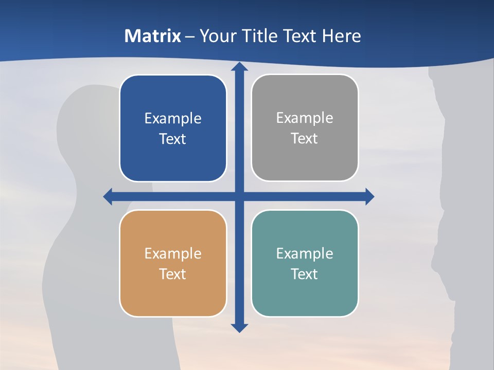 A Silhouette Of A Person Sitting In A Cave With The Sun Setting In The Background PowerPoint Template