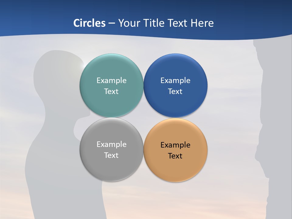 A Silhouette Of A Person Sitting In A Cave With The Sun Setting In The Background PowerPoint Template