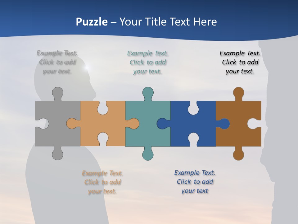 A Silhouette Of A Person Sitting In A Cave With The Sun Setting In The Background PowerPoint Template