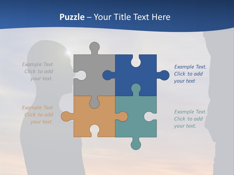 A Silhouette Of A Person Sitting In A Cave With The Sun Setting In The Background PowerPoint Template