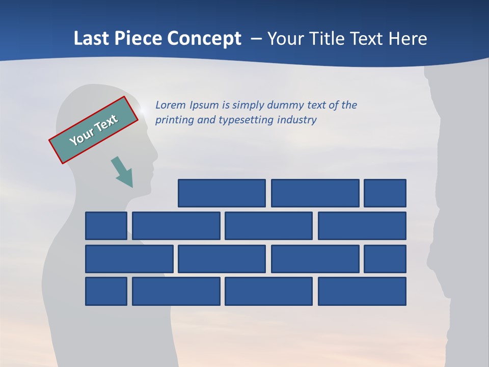 A Silhouette Of A Person Sitting In A Cave With The Sun Setting In The Background PowerPoint Template