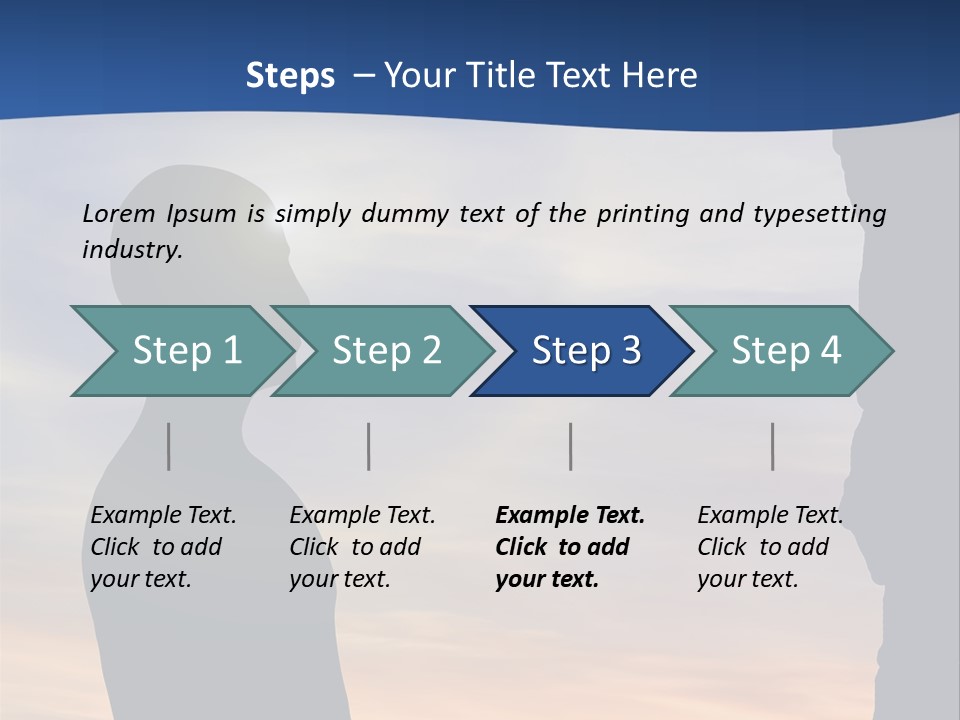 A Silhouette Of A Person Sitting In A Cave With The Sun Setting In The Background PowerPoint Template
