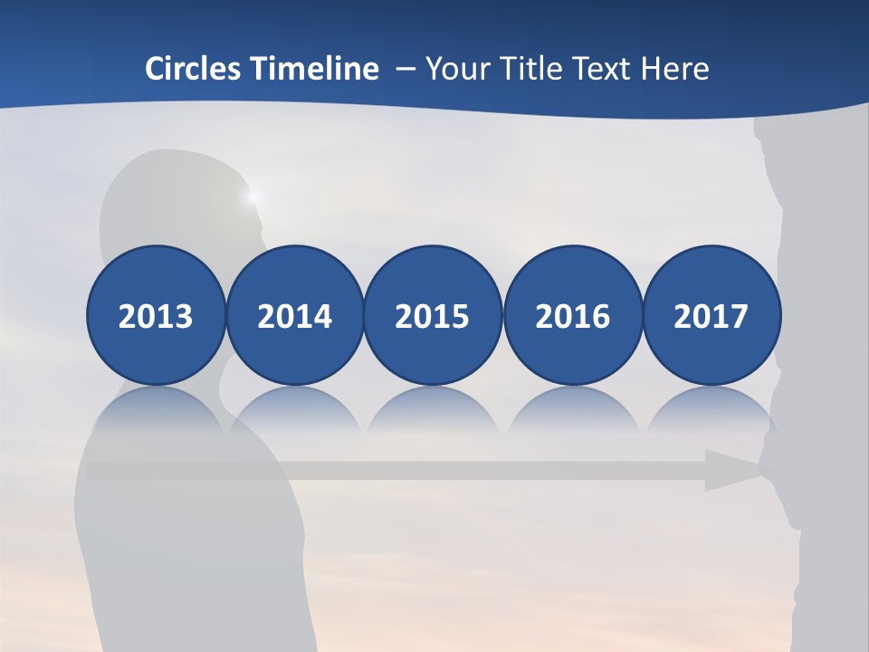 A Silhouette Of A Person Sitting In A Cave With The Sun Setting In The Background PowerPoint Template