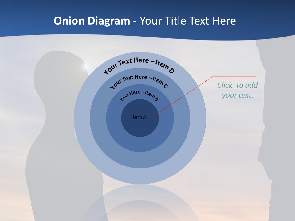 A Silhouette Of A Person Sitting In A Cave With The Sun Setting In The Background PowerPoint Template