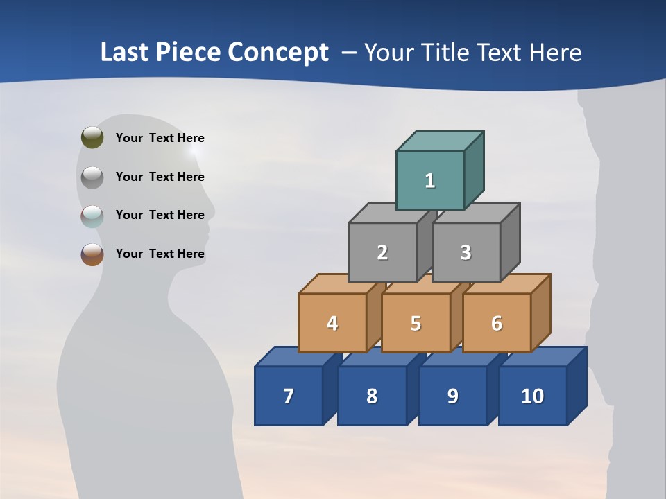 A Silhouette Of A Person Sitting In A Cave With The Sun Setting In The Background PowerPoint Template