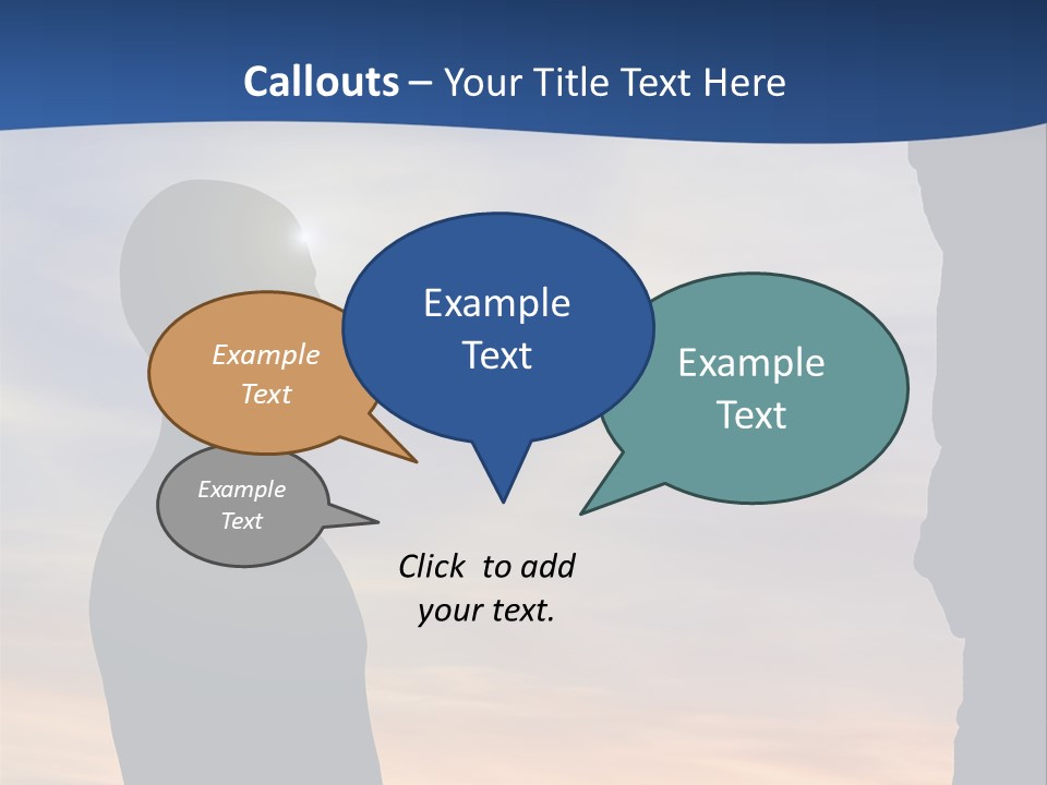 A Silhouette Of A Person Sitting In A Cave With The Sun Setting In The Background PowerPoint Template