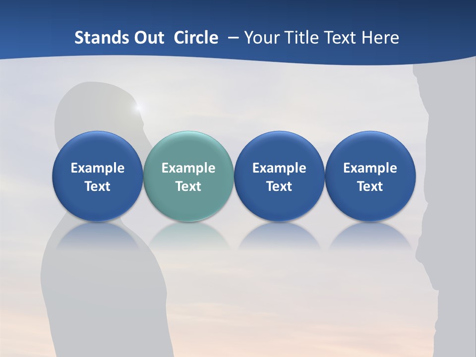 A Silhouette Of A Person Sitting In A Cave With The Sun Setting In The Background PowerPoint Template